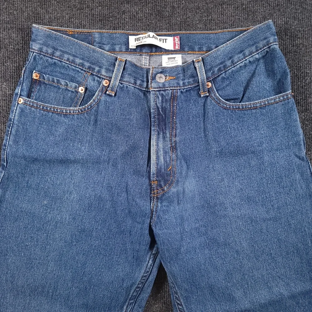 Levi's 505 Jeans Mens 34x25.5 Straight Fit Denim Work VTG Made In USA Y2K Street
